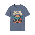 Cosmic Campout T-Shirt — Alien & Sasquatch Campfire Graphic Tee