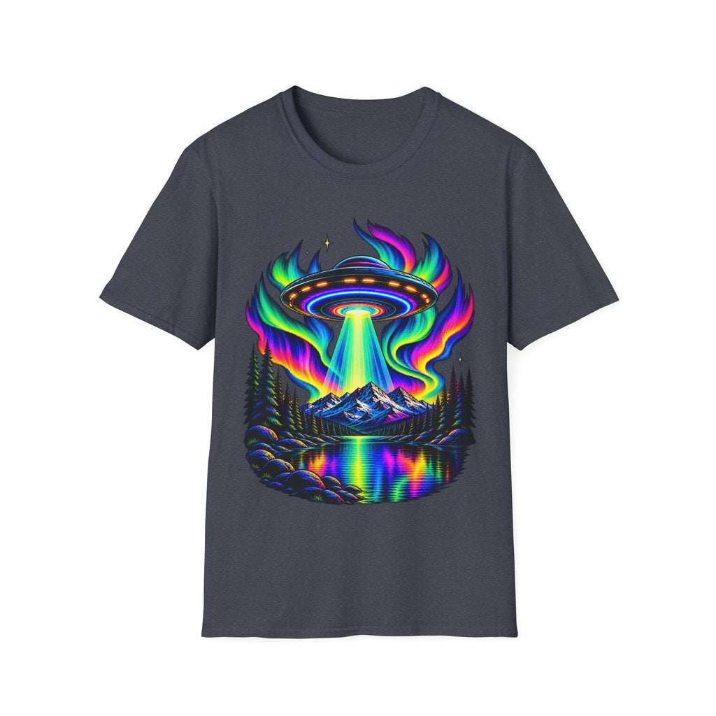 Neon UFO Abduction T-Shirt