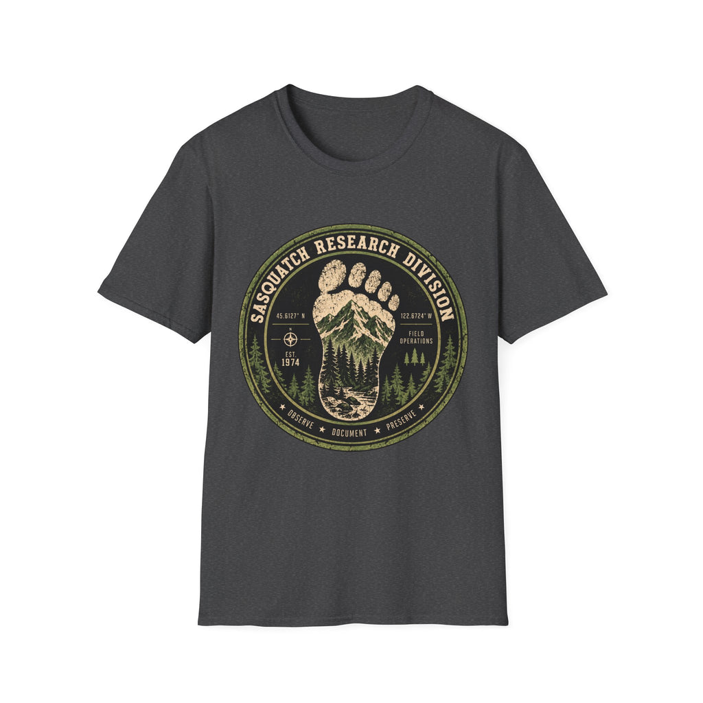 Sasquatch Research Division T-Shirt – Vintage Bigfoot Explorer Tee