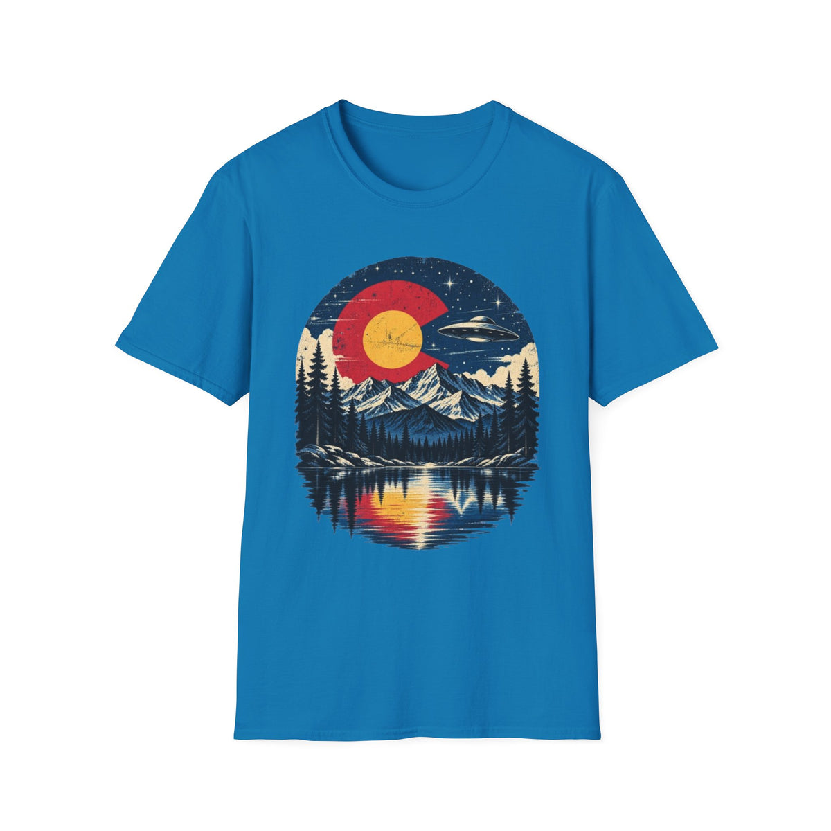 Colorado Sunset Lake Nature T-Shirt
