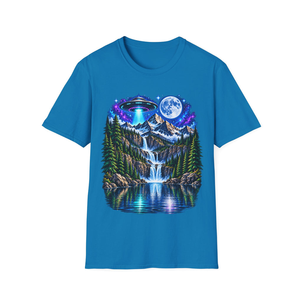 Cosmic Mountain Waterfall T-Shirt
