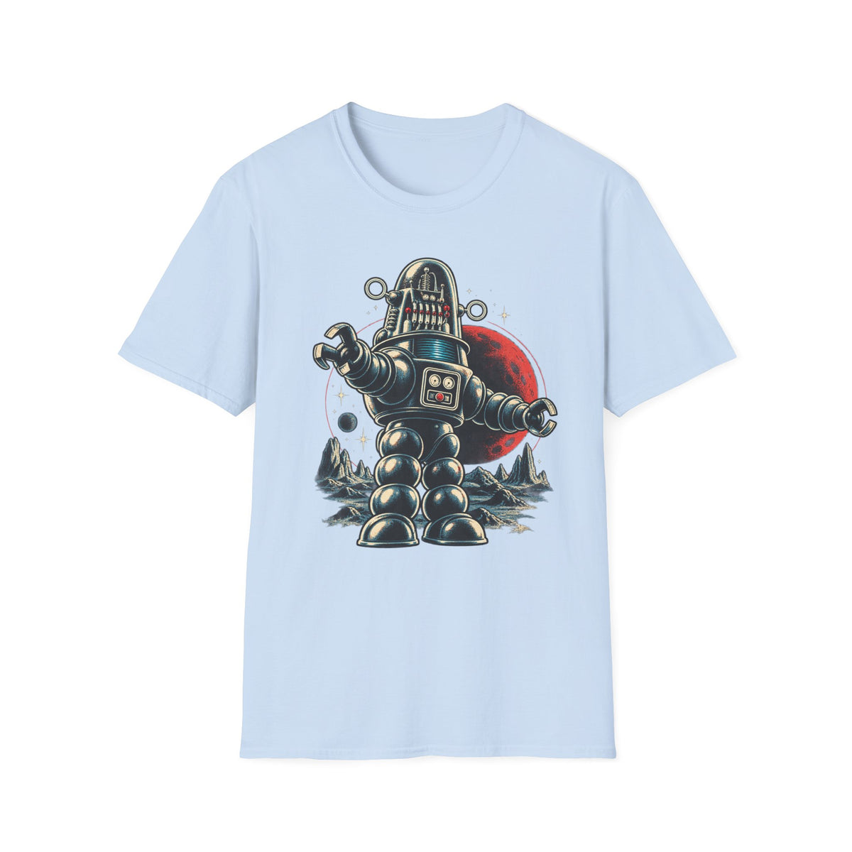 Retro Space Robot T-Shirt