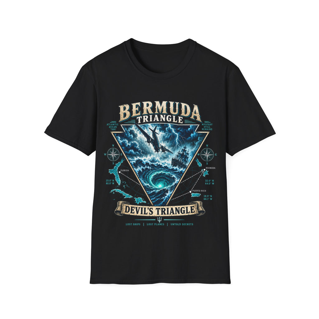 Bermuda Triangle 'Devil's Triangle' Graphic T-Shirt