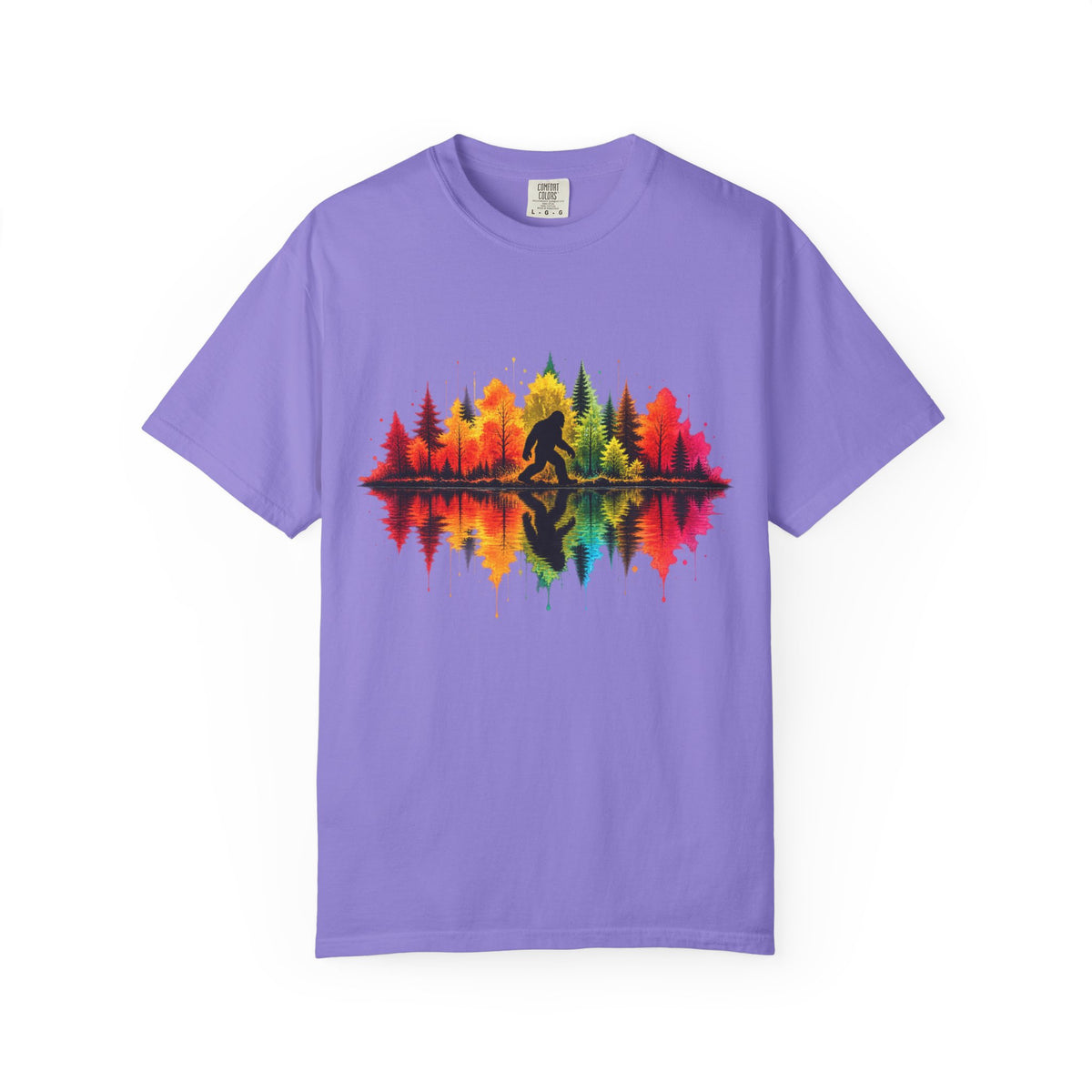 Bigfoot Forest Reflection T-Shirt
