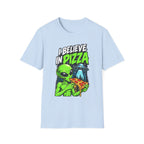 I Believe in Pizza Alien T-Shirt