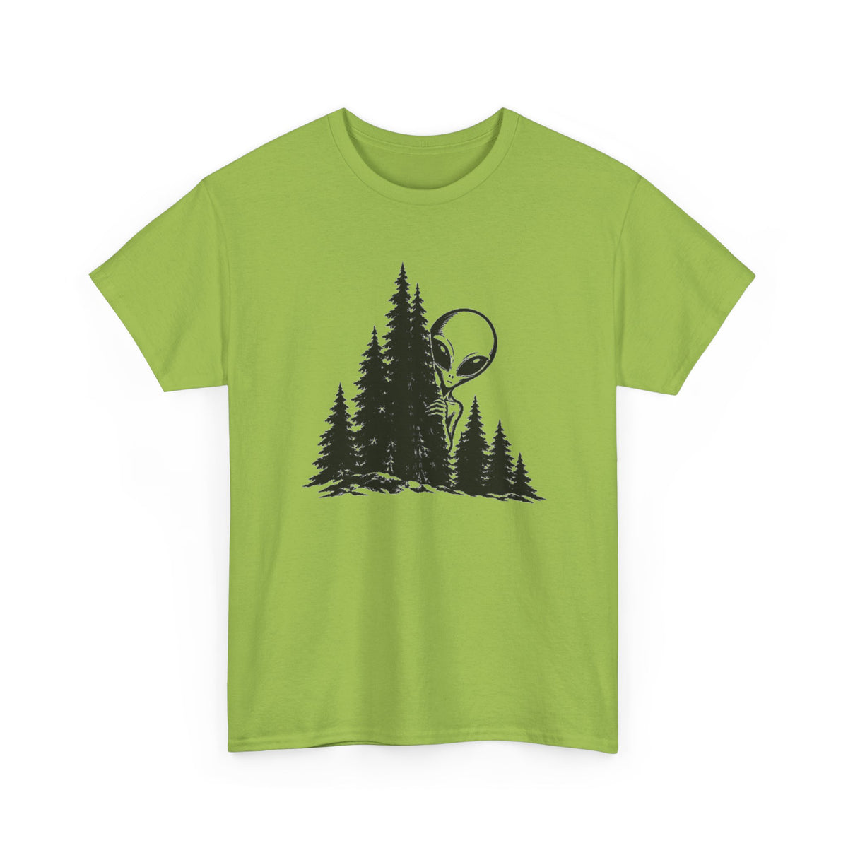 Alien in the Pines Graphic T-Shirt