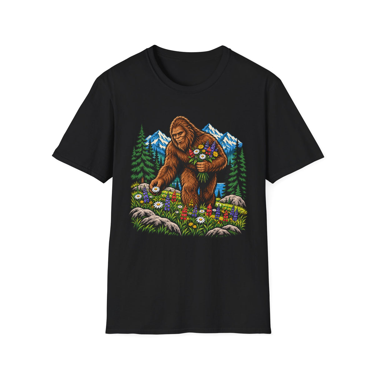 Bigfoot Wilderness Mountain T-Shirt