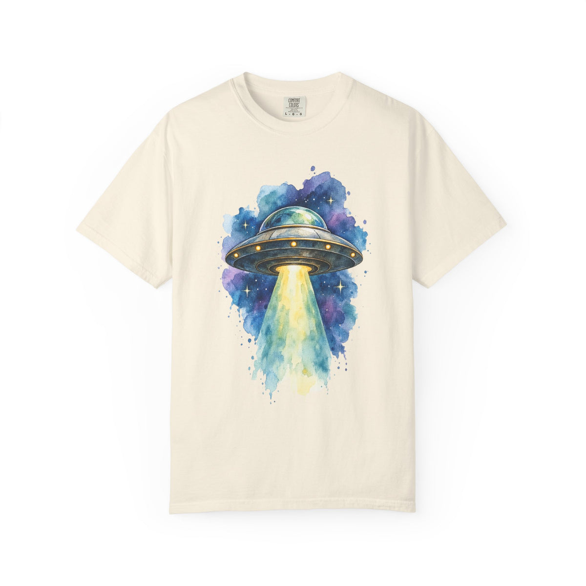 UFO Watercolor T-Shirt