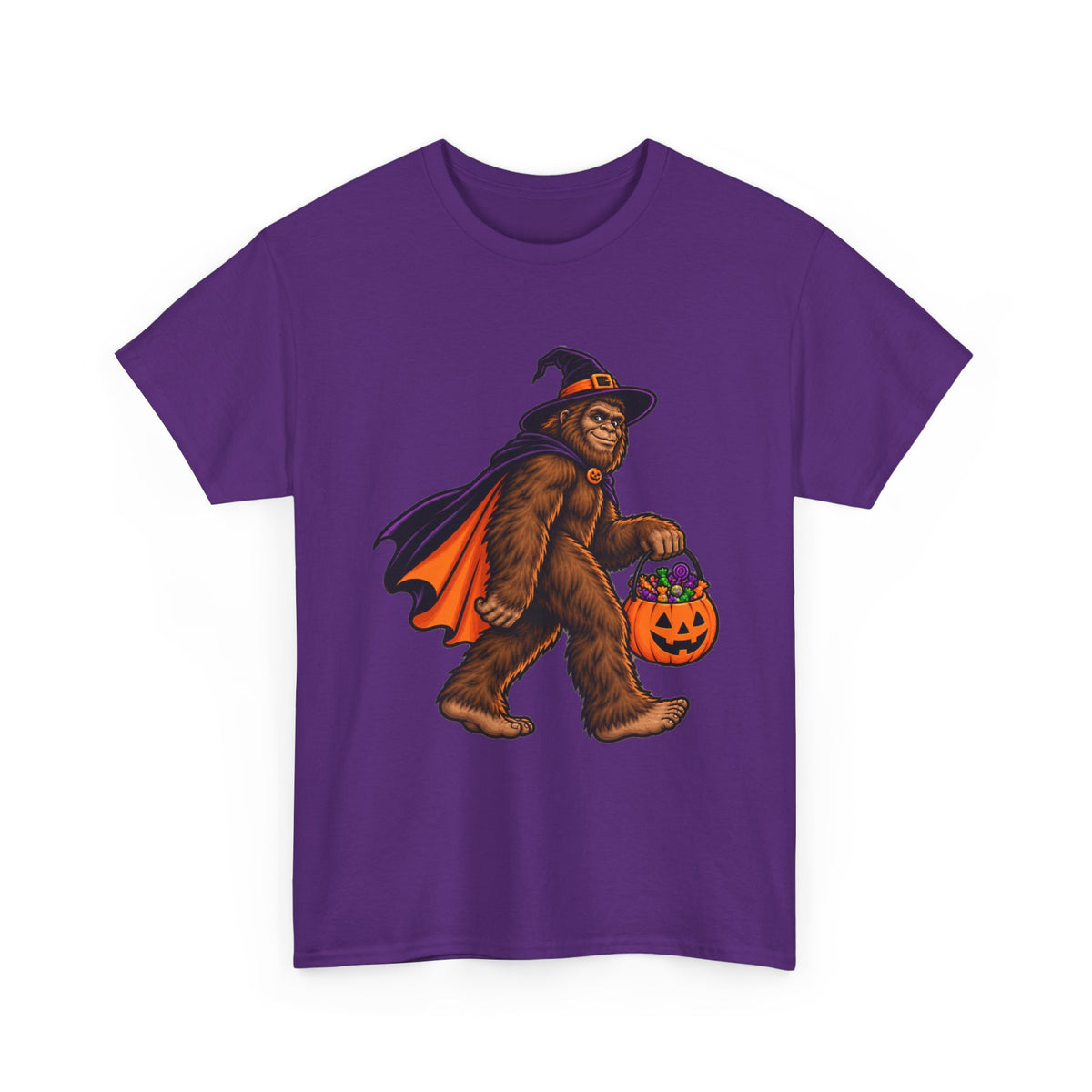Bigfoot Witch Halloween T-Shirt