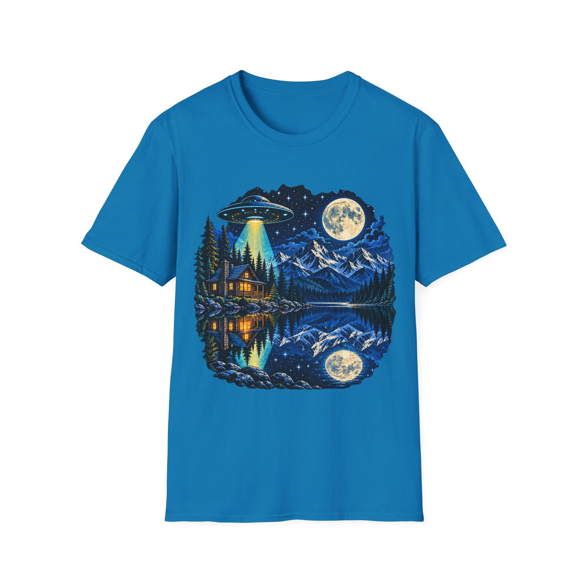 UFO Cabin Nightscape T-Shirt