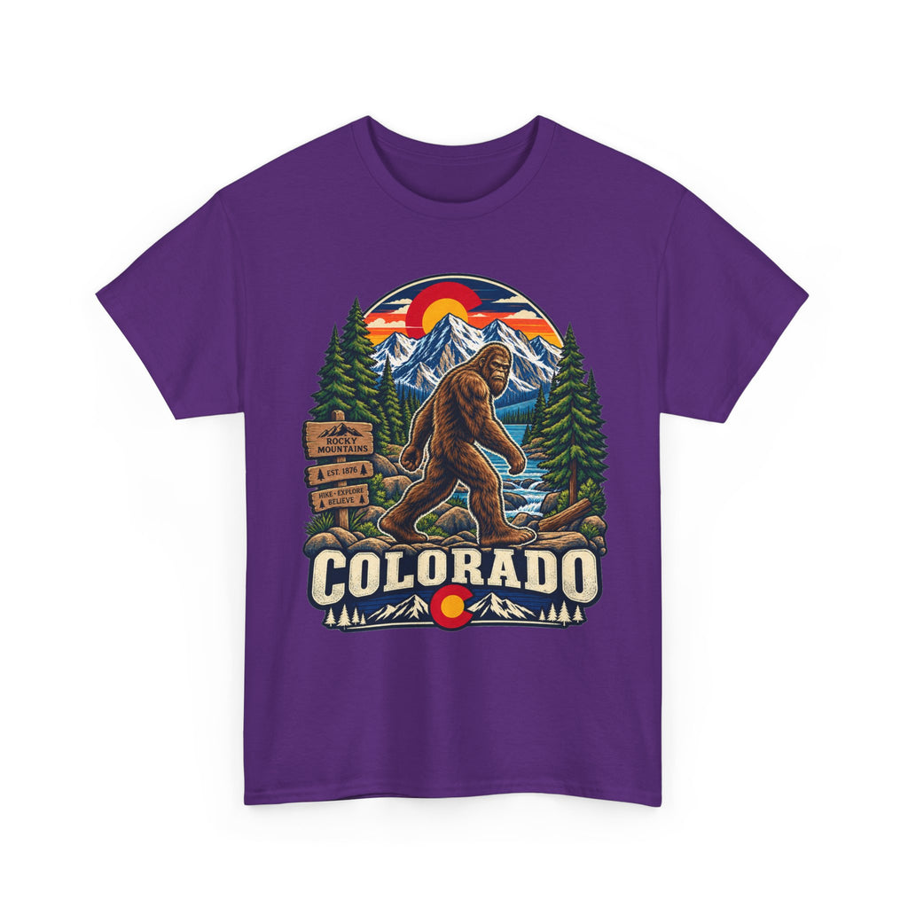 Colorado Bigfoot Mountain Scene T-Shirt
