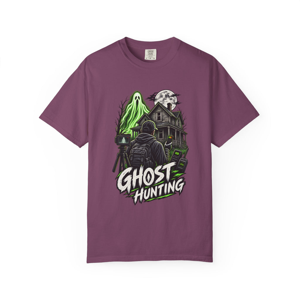 Ghost Hunting T-Shirt — Haunted House Paranormal Adventure Tee