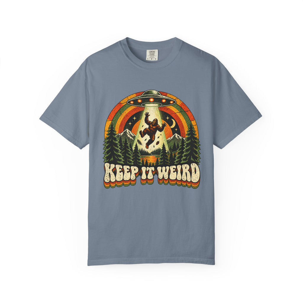 Keep It Weird UFO Bigfoot T-Shirt