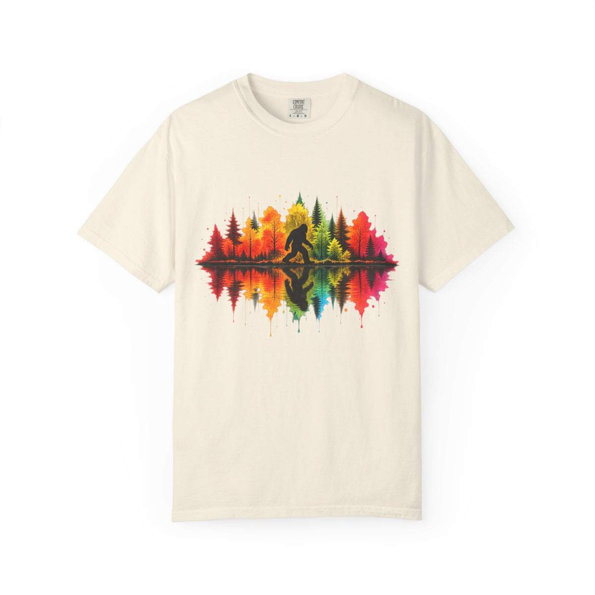Bigfoot Forest Reflection T-Shirt