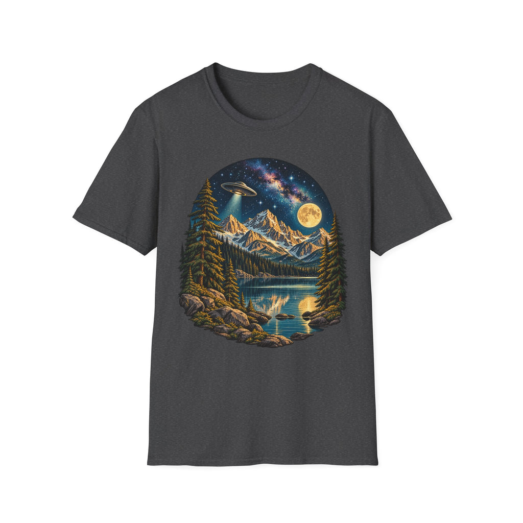 Moonlit Mountain Lake T-Shirt
