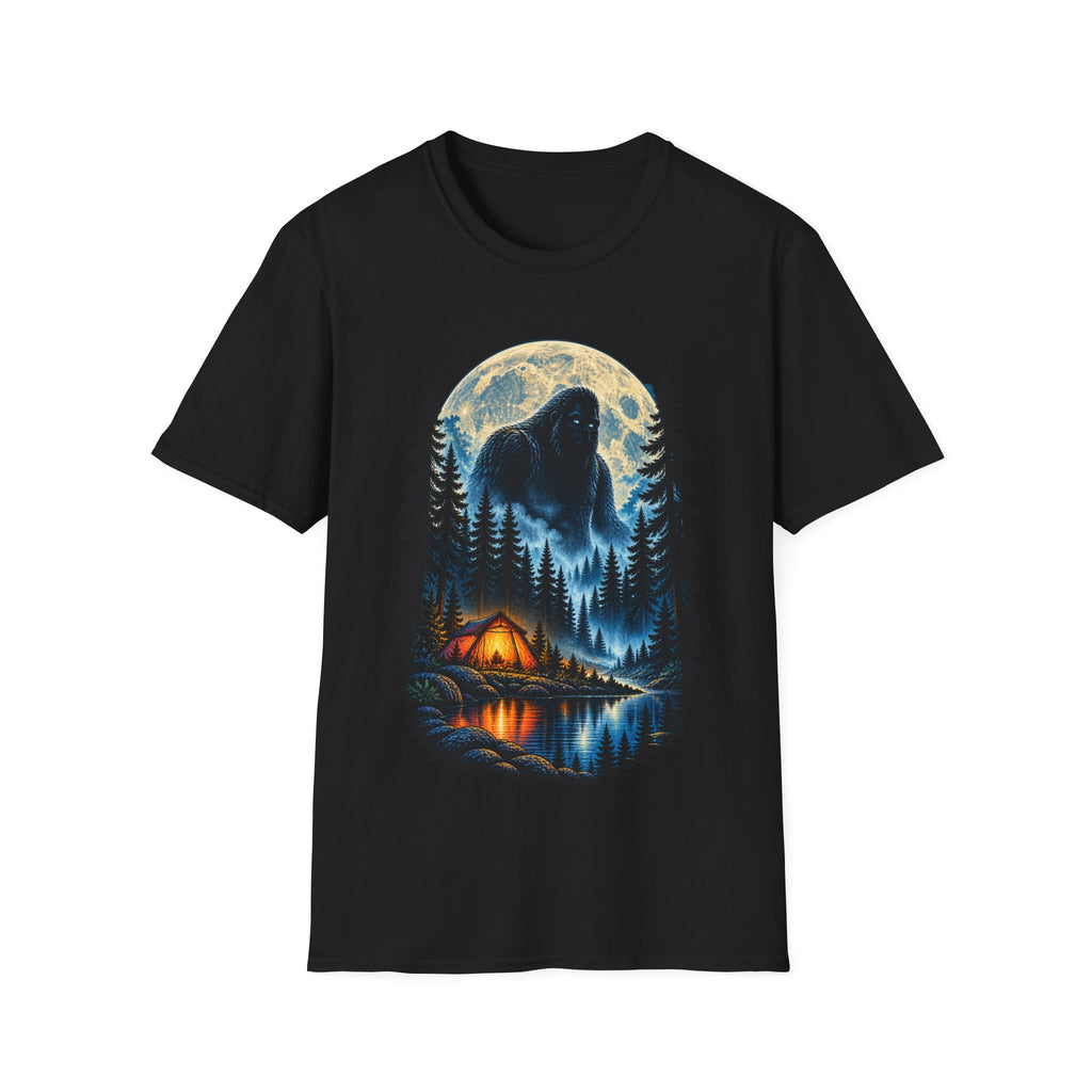 Sasquatch Under Moonlight T-Shirt