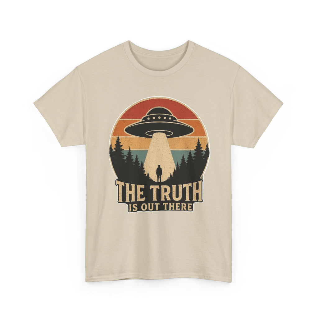 The Truth Is Out There UFO Tee | Alien Abduction Vintage Sunset