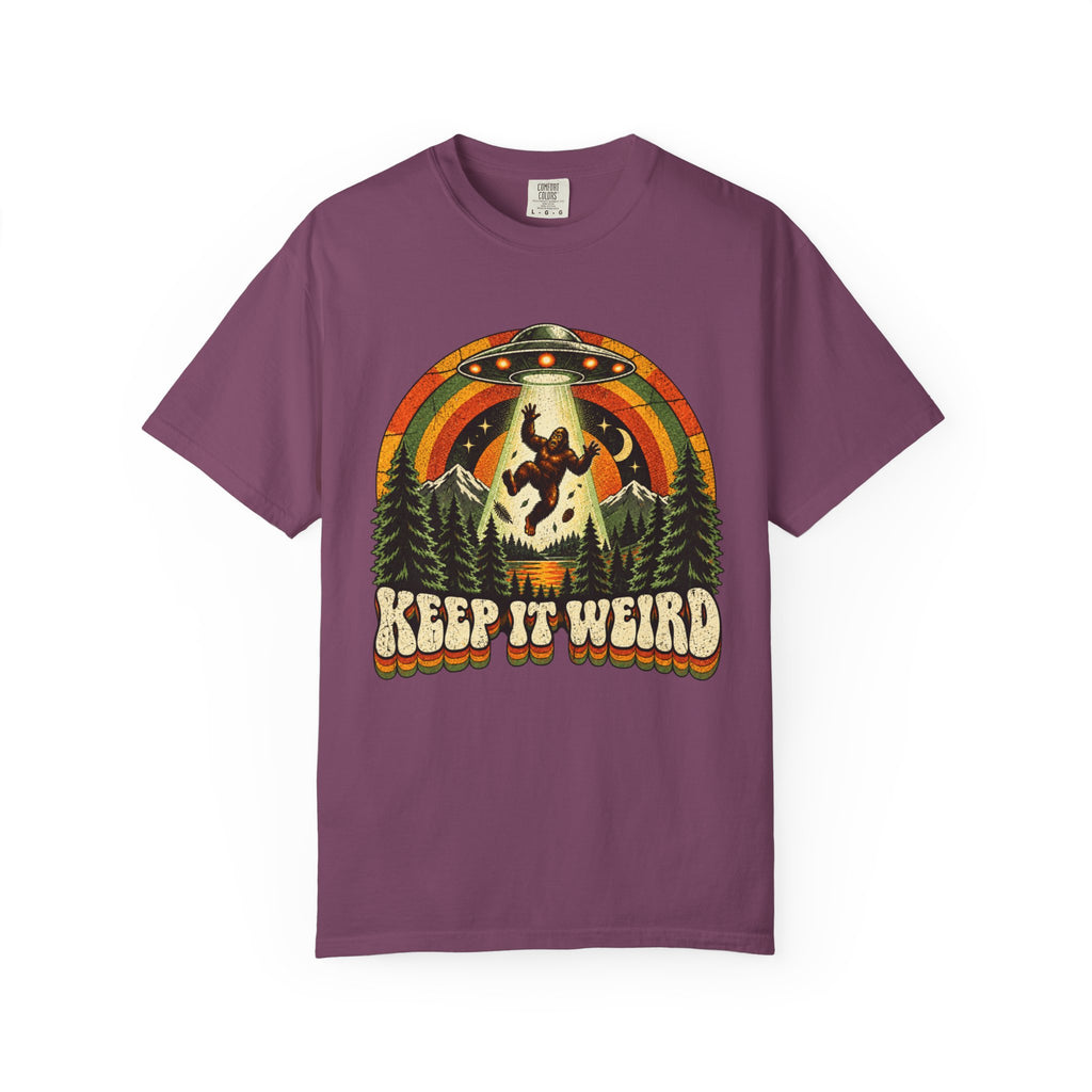 Keep It Weird UFO Bigfoot T-Shirt