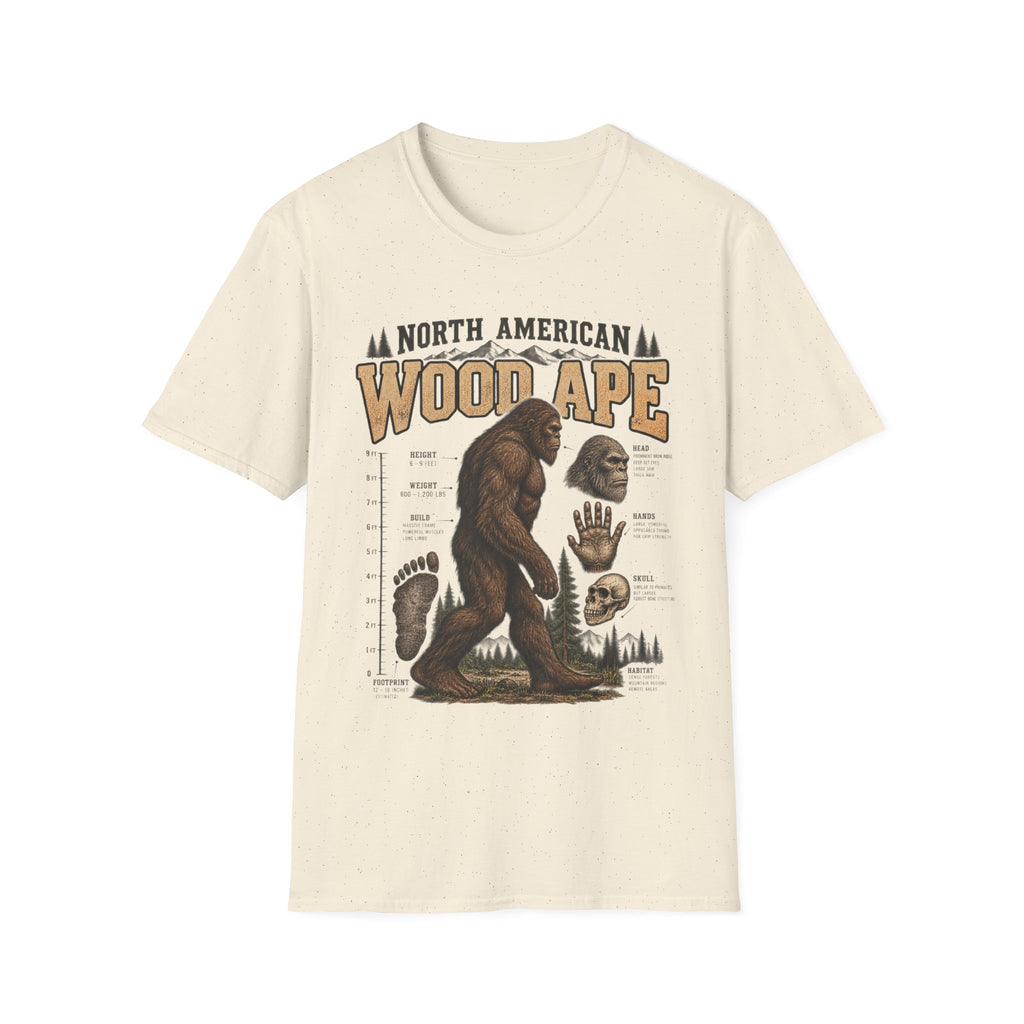 North American Wood Ape Bigfoot Cryptid T-Shirt