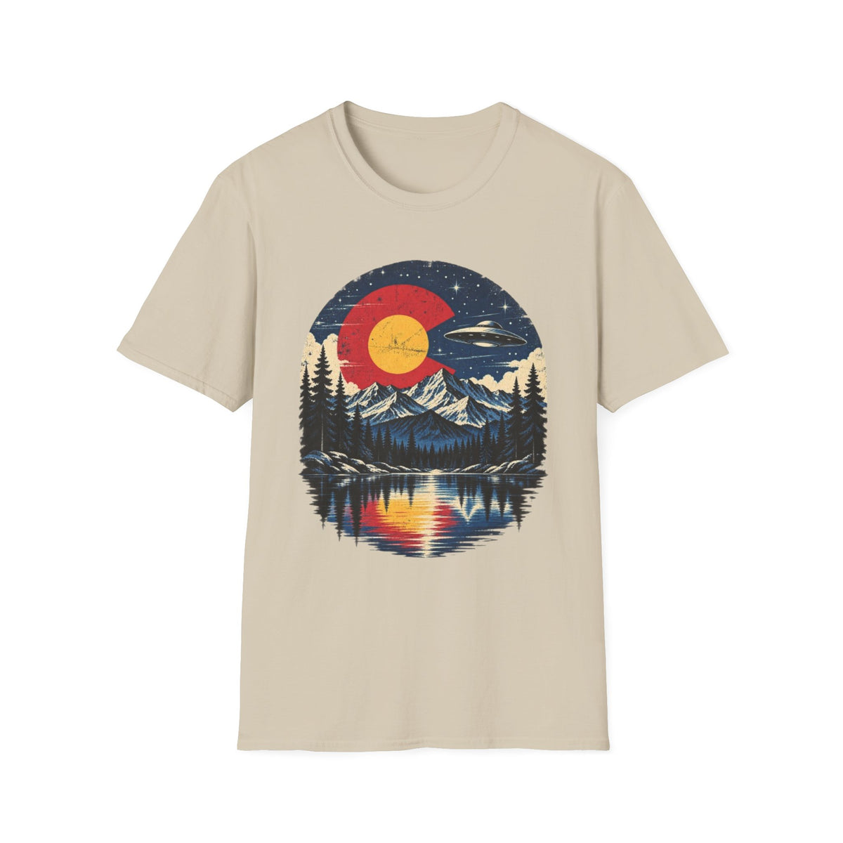 Colorado Sunset Lake Nature T-Shirt