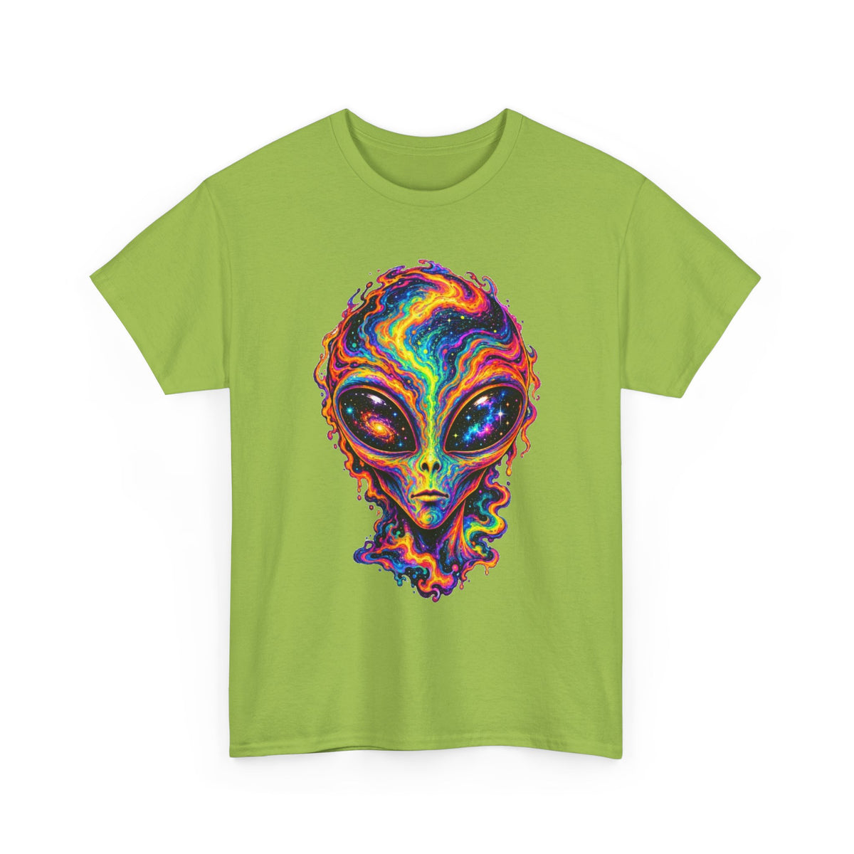 Colorful Psychedelic Alien T-Shirt