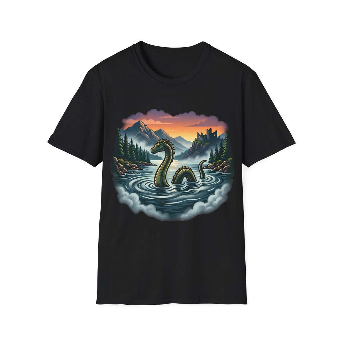 Sea Serpent Sunset T-Shirt