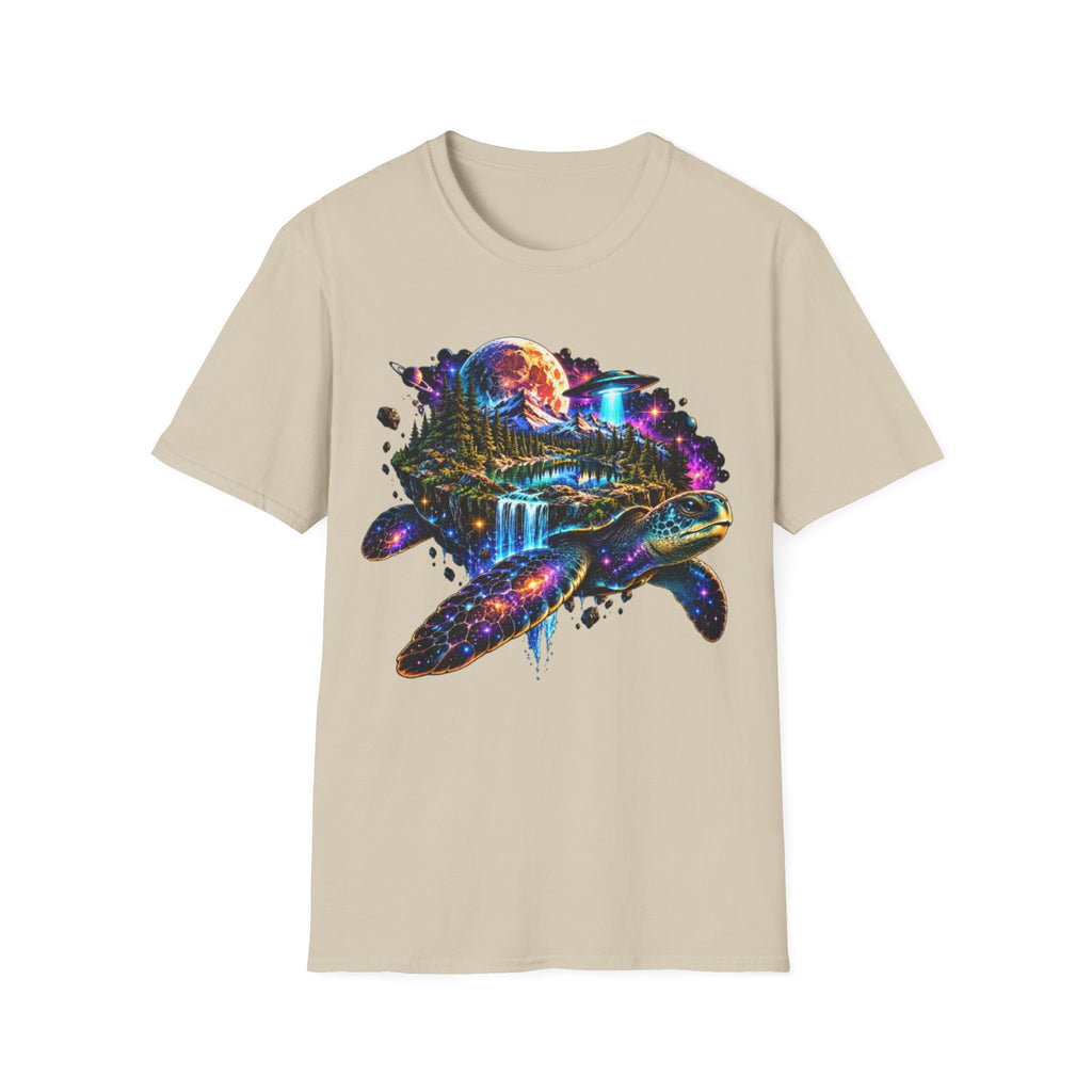 Colorful Cosmic Turtle T-Shirt