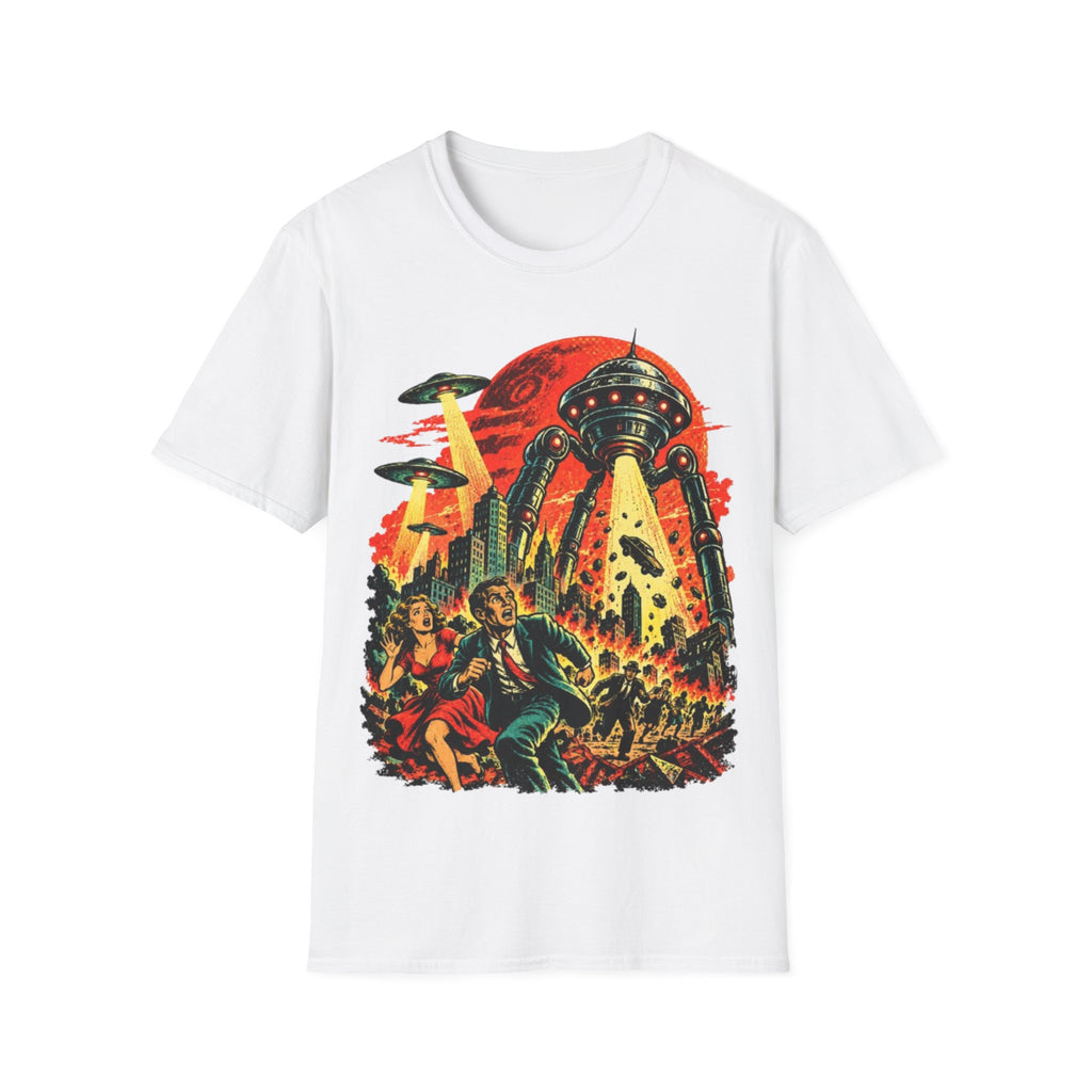 Retro Sci-Fi Alien Invasion T-Shirt