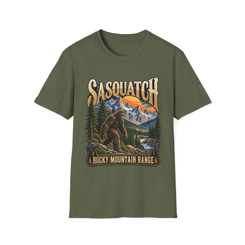 Sasquatch Rocky Mountain Range T-Shirt