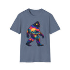 Colorful Sasquatch Bigfoot T-Shirt