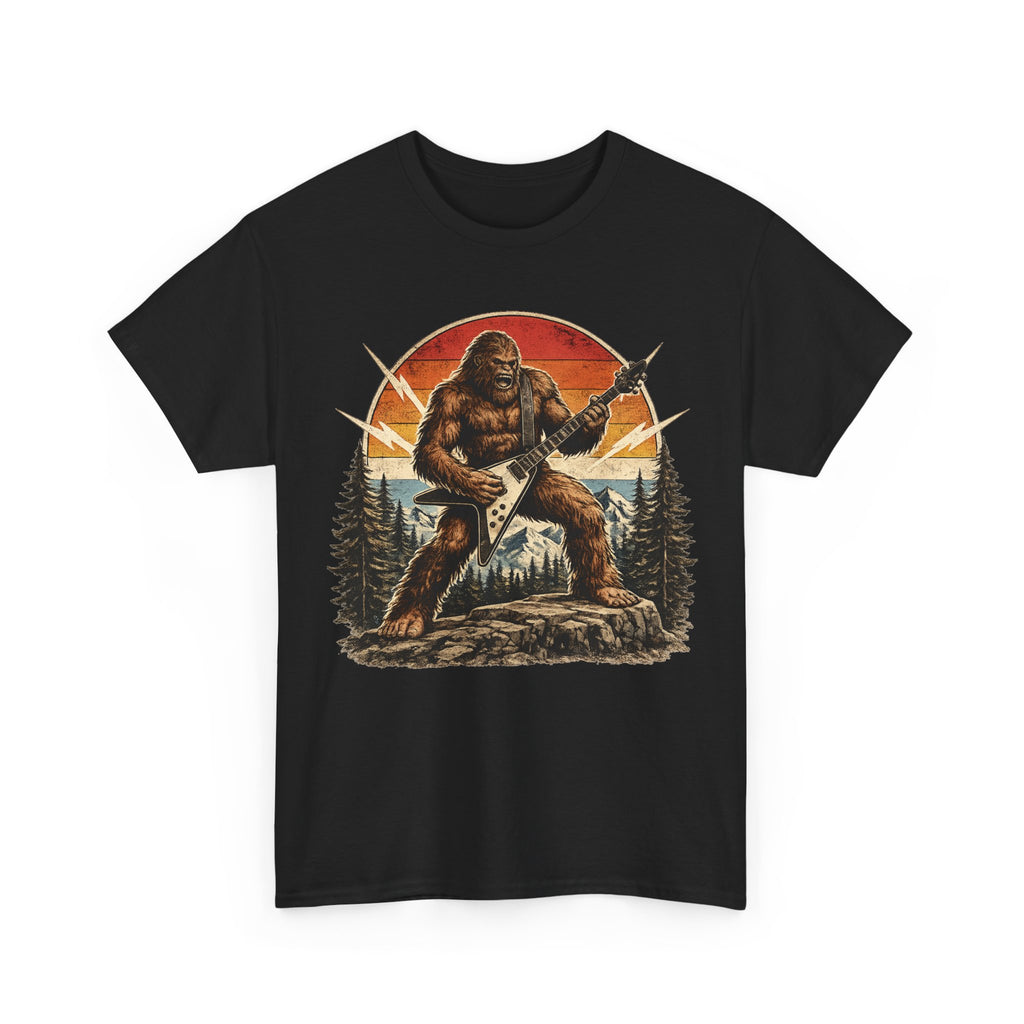 Bigfoot Electric guitar Sunset T-Shirt