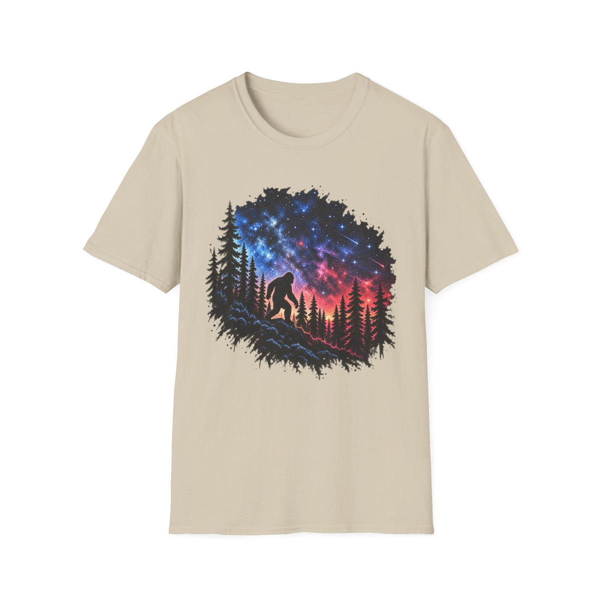 Bigfoot Cosmic Night T-Shirt