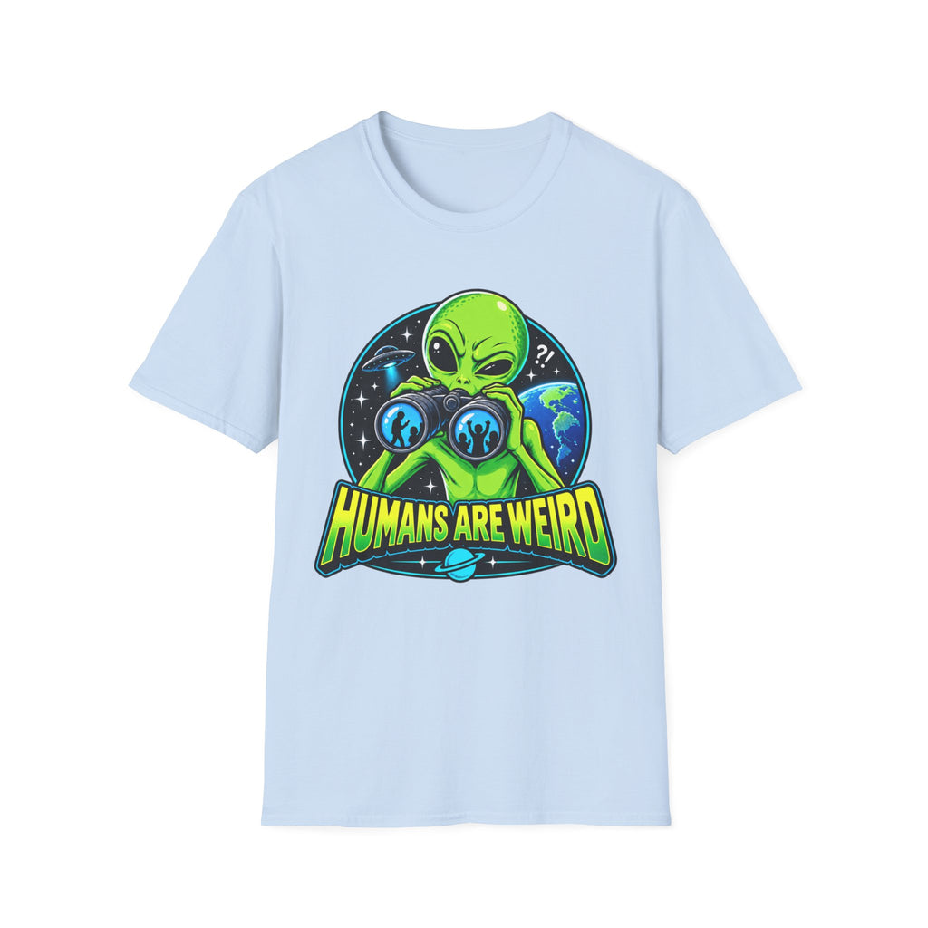 Humans Are Weird Alien Graphic T-Shirt