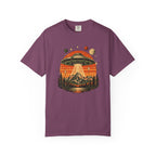 UFO Mountain Sunset Graphic T-Shirt