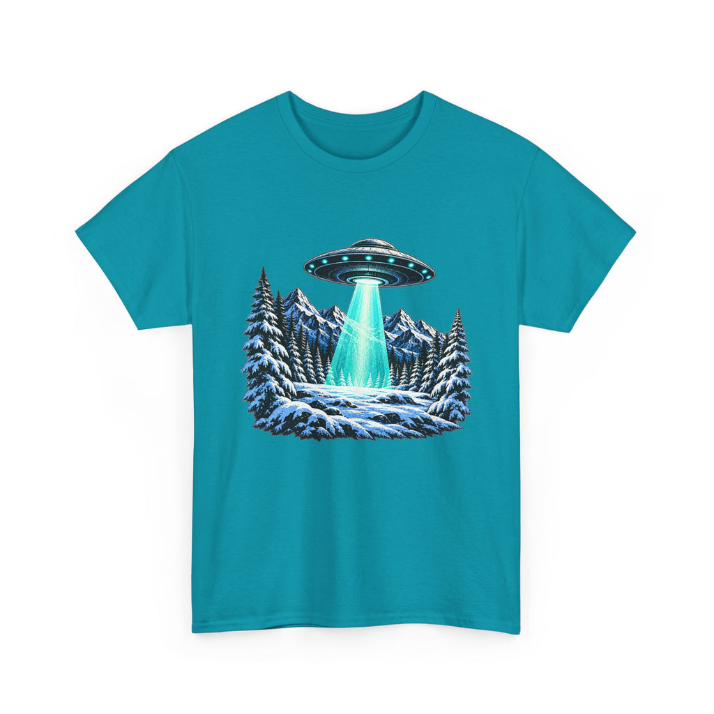UFO Mountain Abduction Graphic Tee
