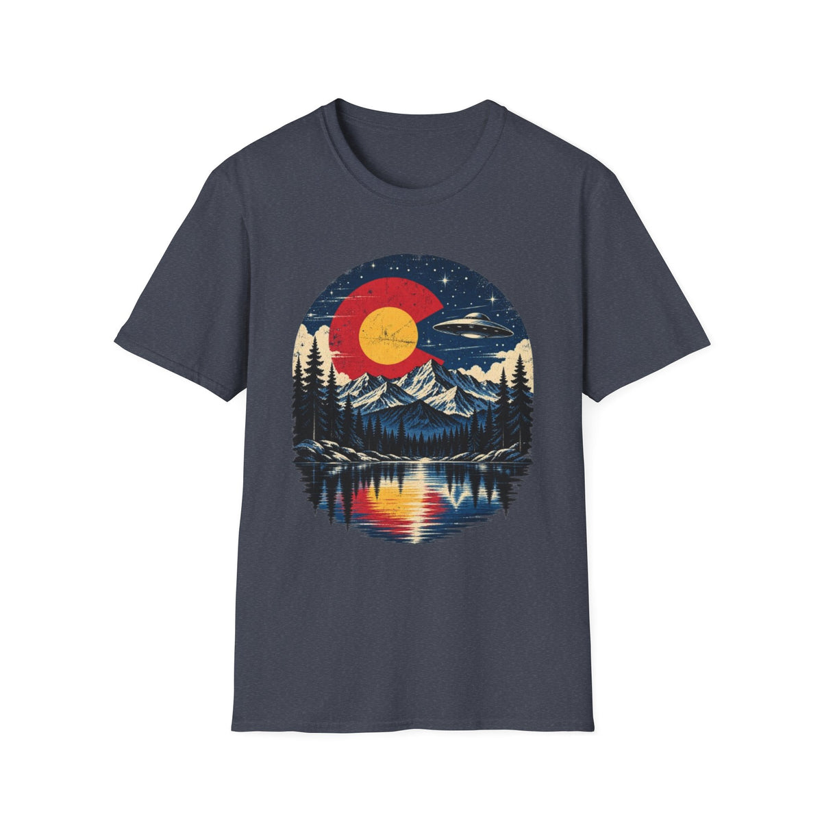 Colorado Sunset Lake Nature T-Shirt
