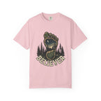 Believer Bigfoot Footprint T-Shirt — Sasquatch Forest Adventure Tee
