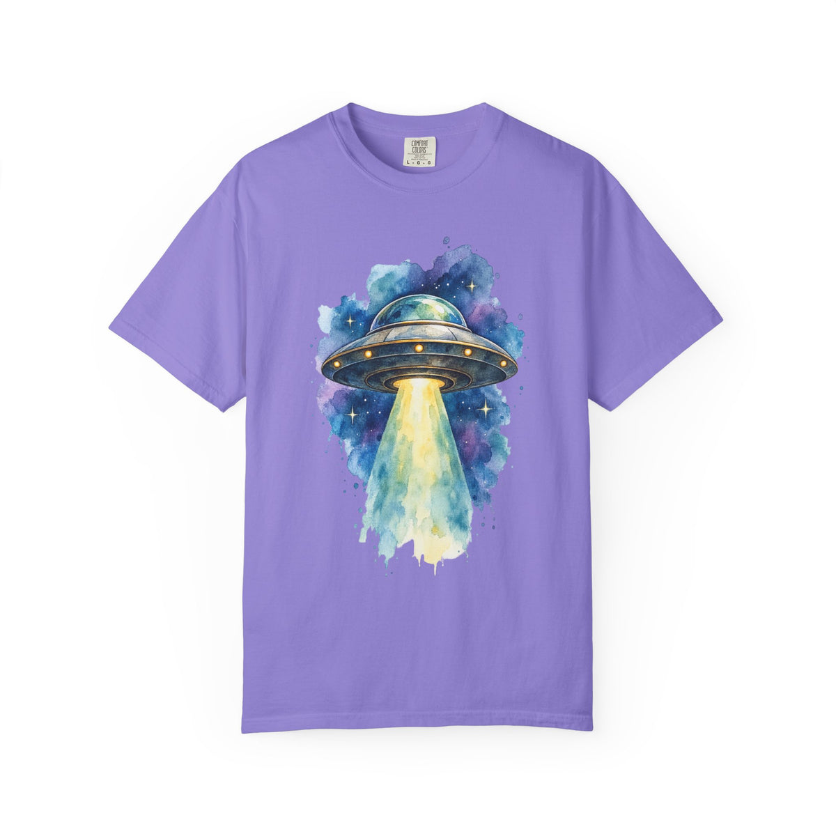 UFO Watercolor T-Shirt