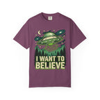Alien UFO T-Shirt — "I Want to Believe" Graphic Tee