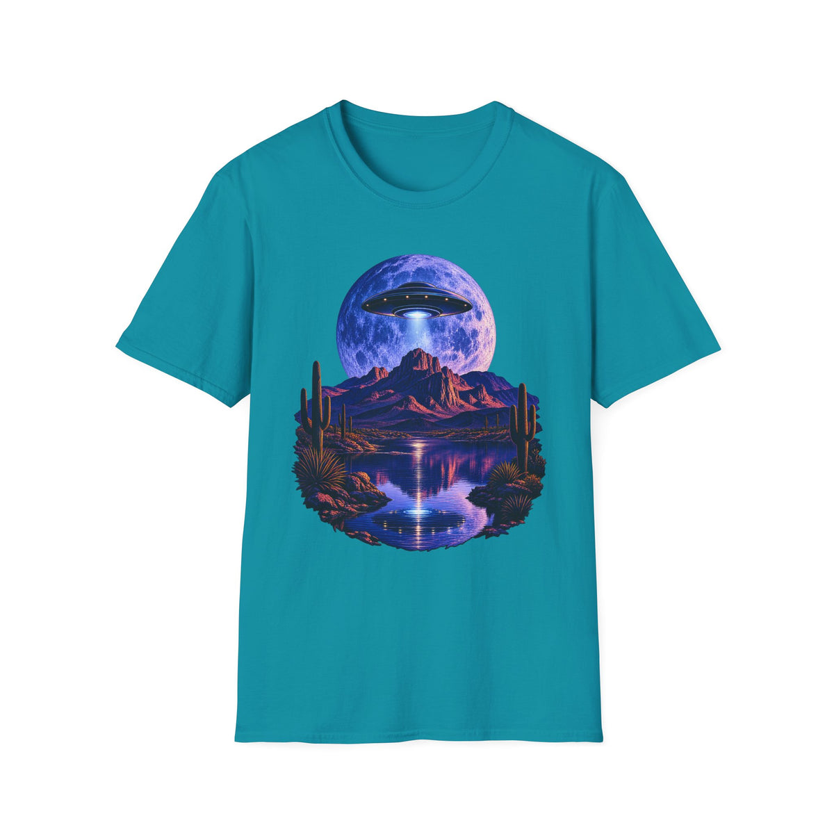UFO Desert Night T-Shirt