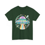Pastel UFO spaceship T-Shirt | colorful alien saucer illustration