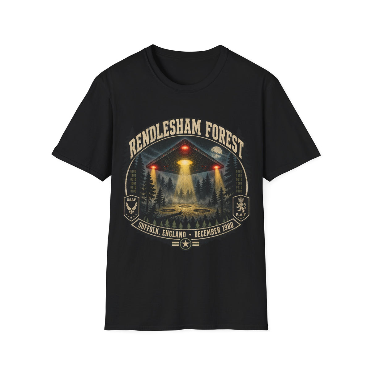 Rendlesham Forest UFO Encounter Graphic T-Shirt