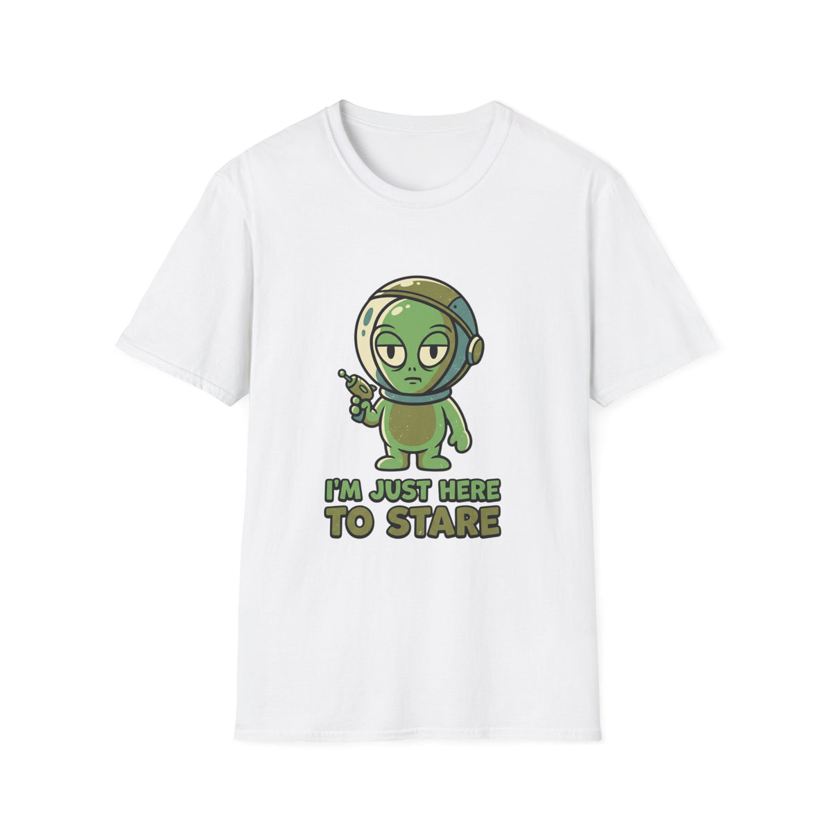 I’m Just Here to Stare Alien T-Shirt