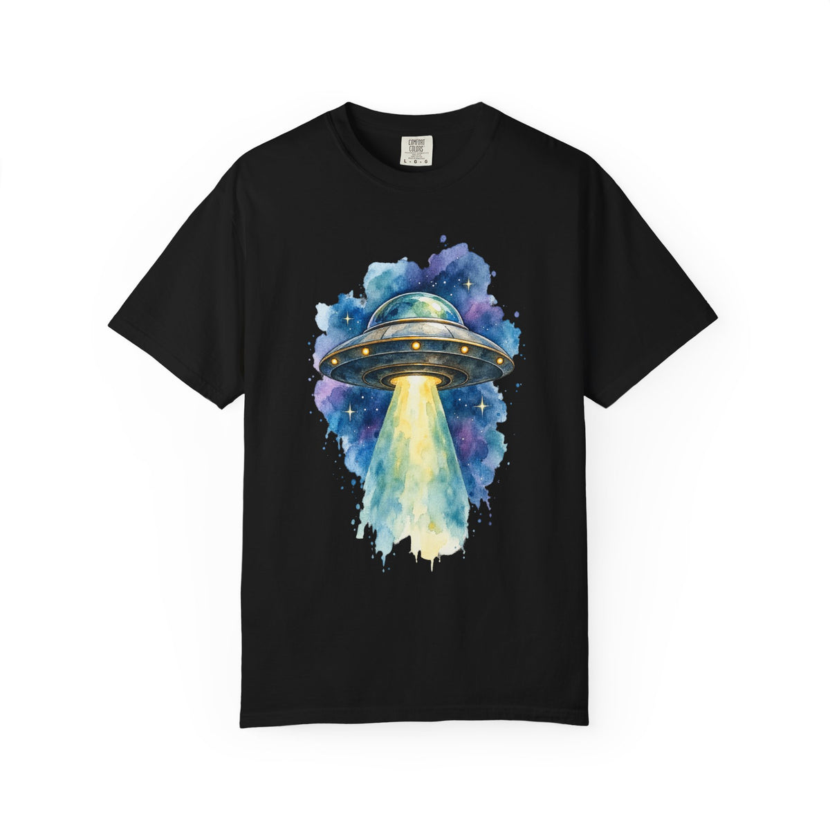 UFO Watercolor T-Shirt