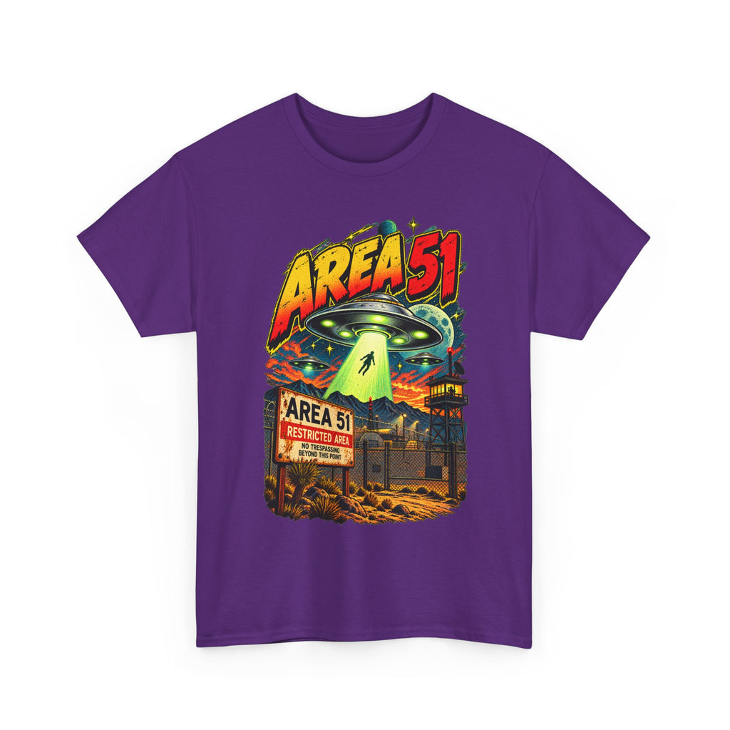 Area 51 UFO Alien Graphic T-Shirt
