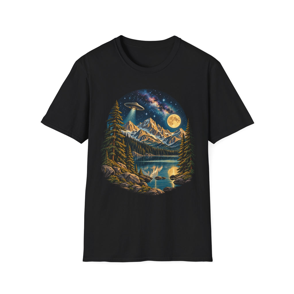 Moonlit Mountain Lake T-Shirt