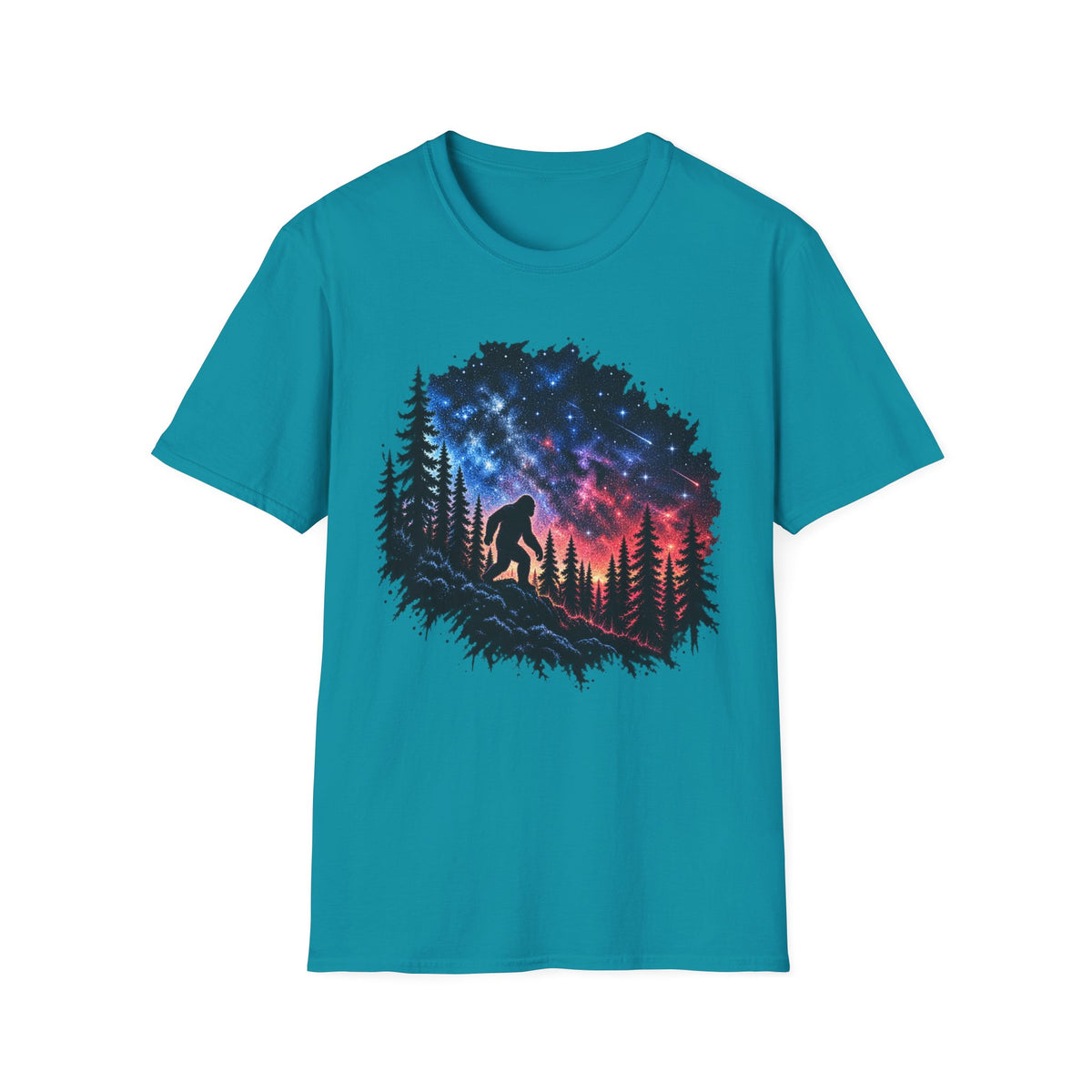Bigfoot Cosmic Night T-Shirt