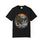 Bigfoot Fishing Graphic T-Shirt