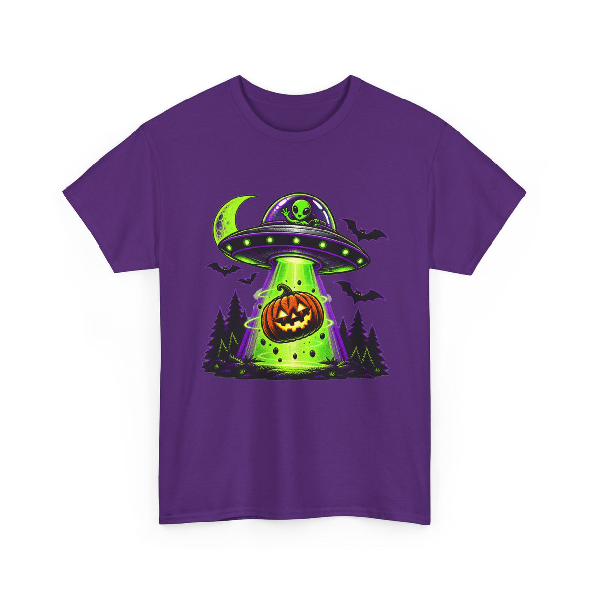 Alien Abduction Pumpkin Tee