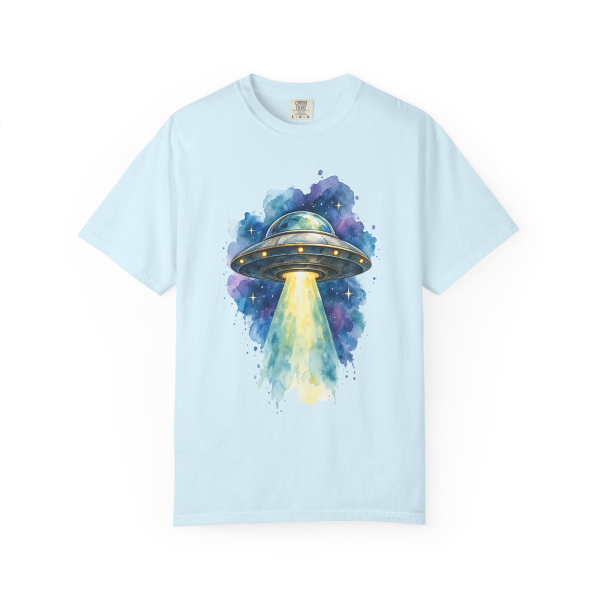 UFO Watercolor T-Shirt